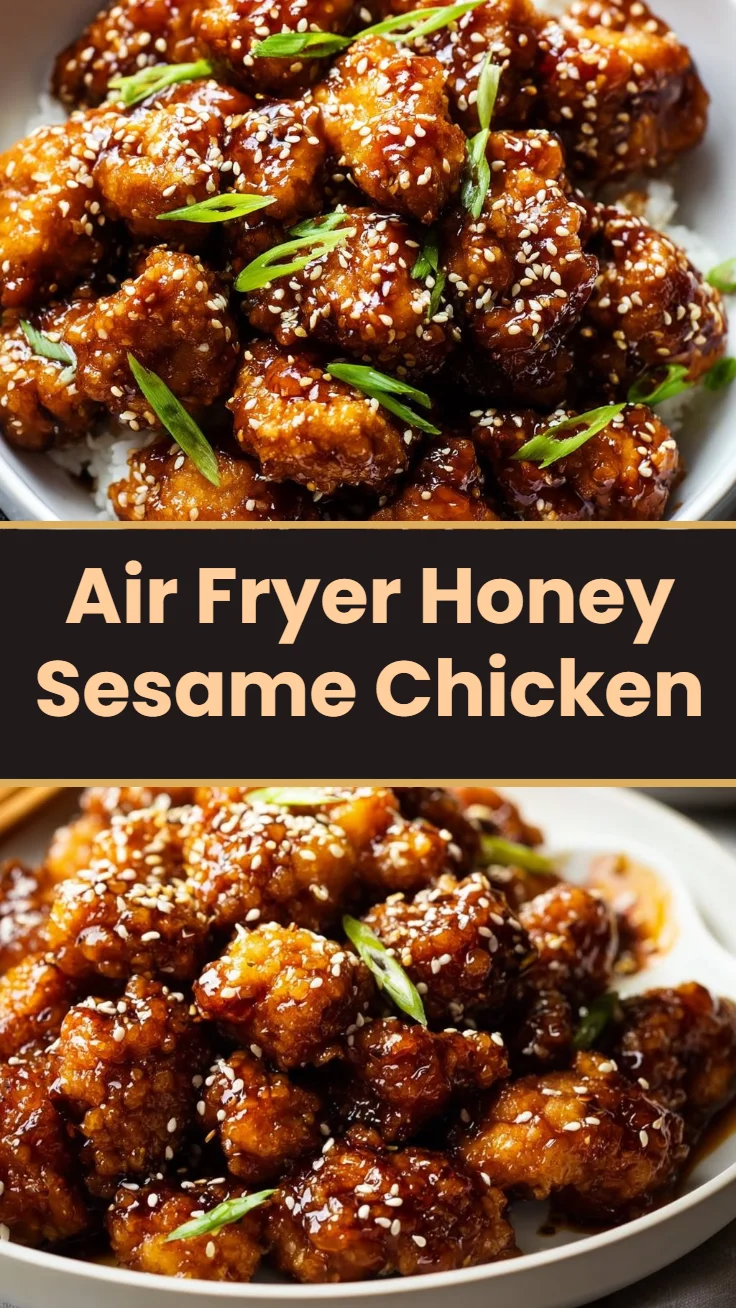 Air Fryer Honey Sesame Chicken