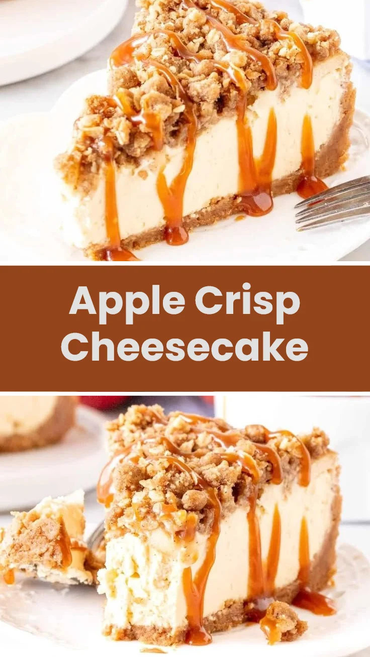 Apple Crisp Cheesecake