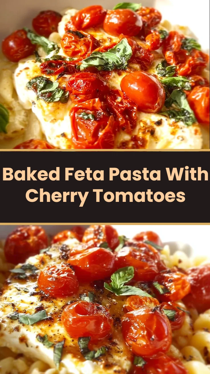Baked Feta Pasta With Cherry Tomatoes