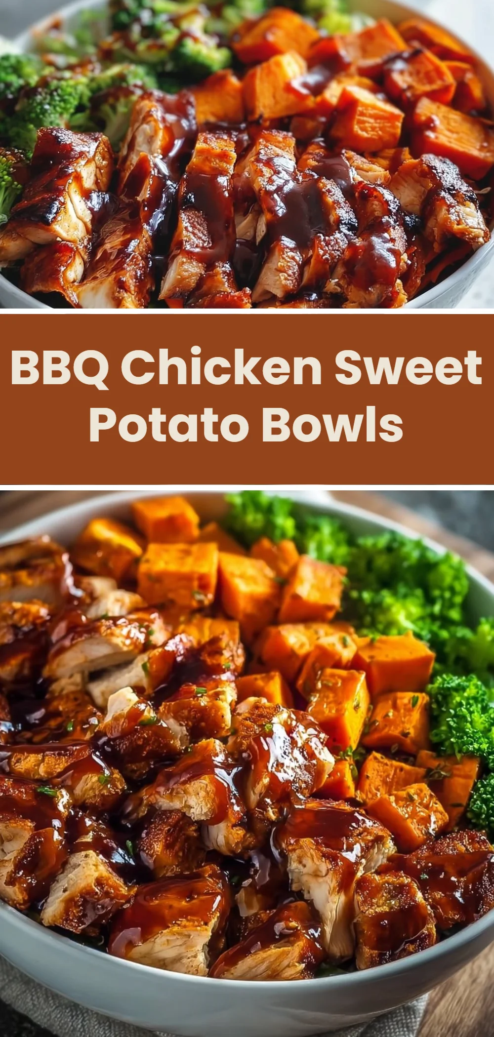 BBQ Chicken Sweet Potato Bowls