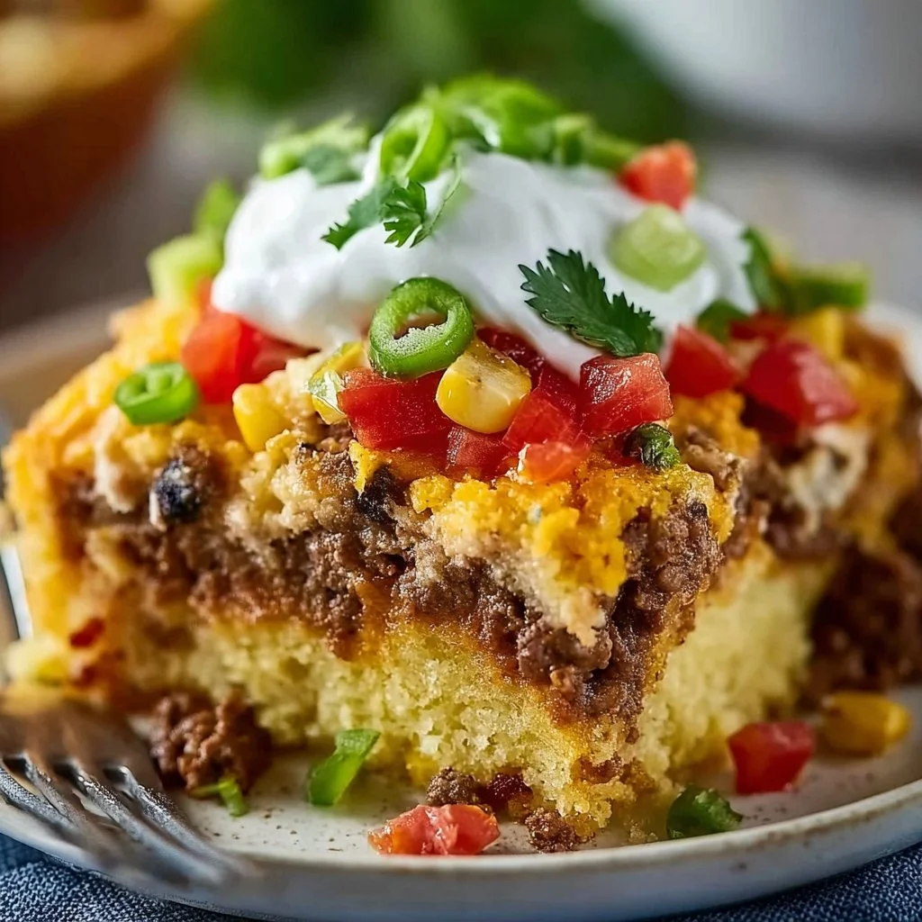 Cornbread Taco Bake