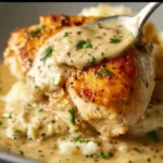 Creamy crock pot ranch chicken dish served in a bowl