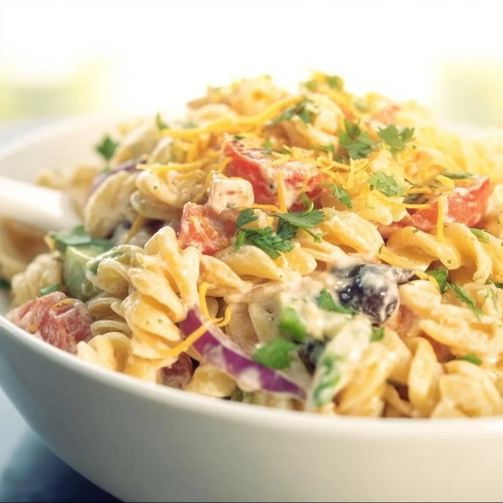 Creamy Ranch Taco Pasta Salad