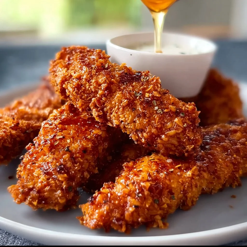 Crispy Hot Honey Chicken Tenders