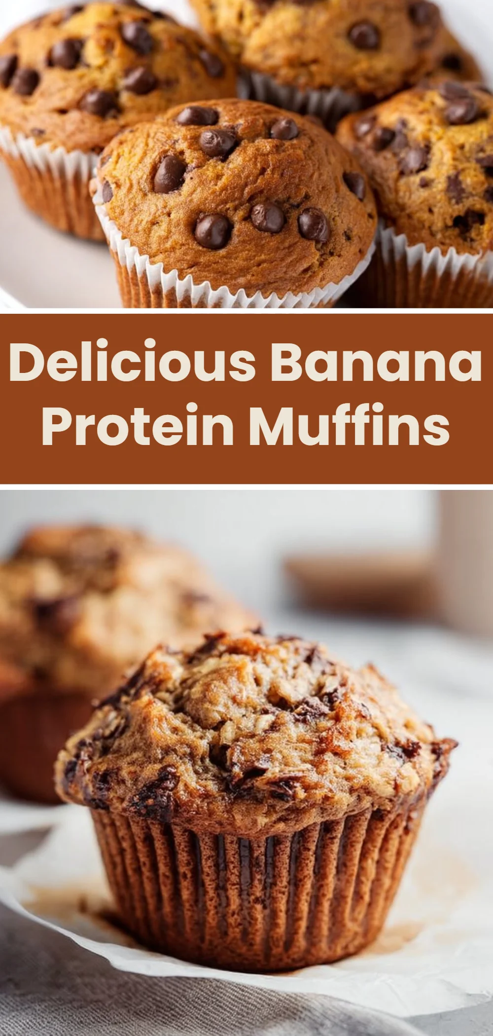 Delicious Banana Protein Muffins