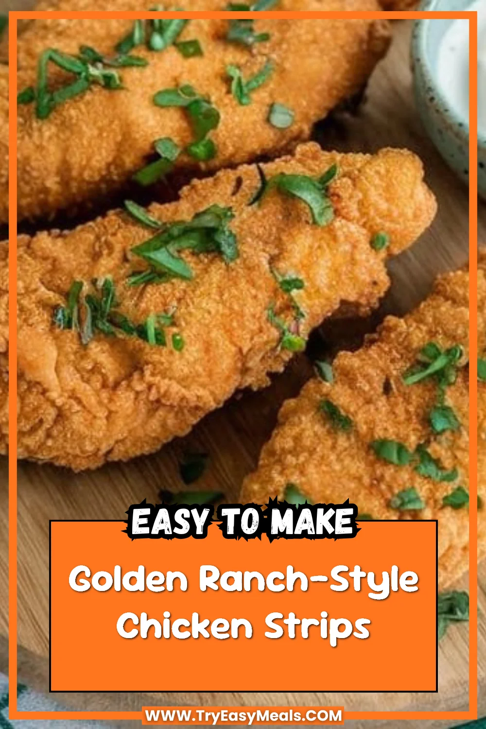 Golden Ranch-Style Chicken Strips