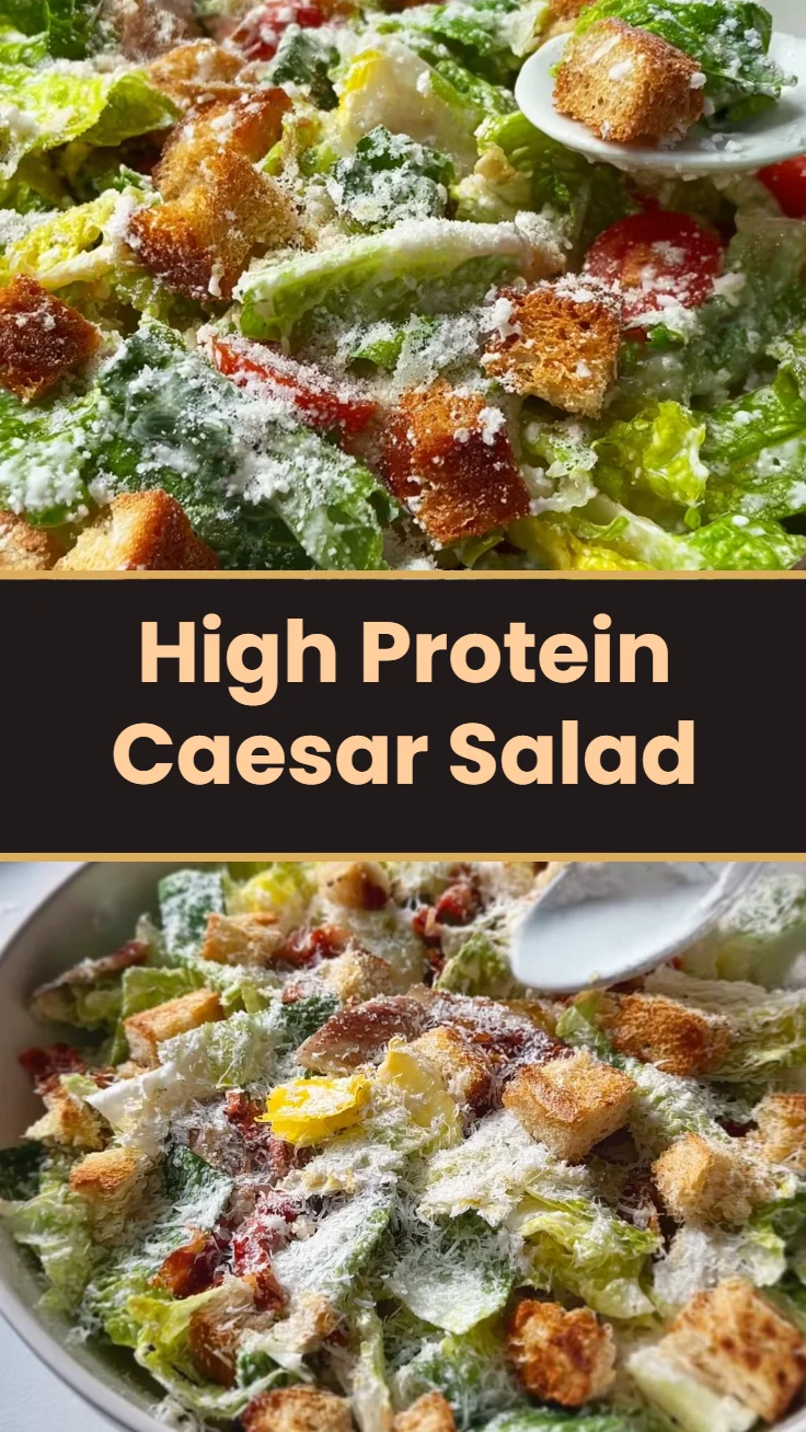 High Protein Caesar Salad