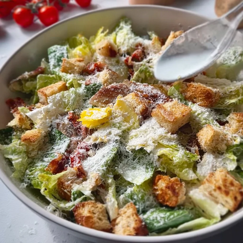 High Protein Caesar Salad