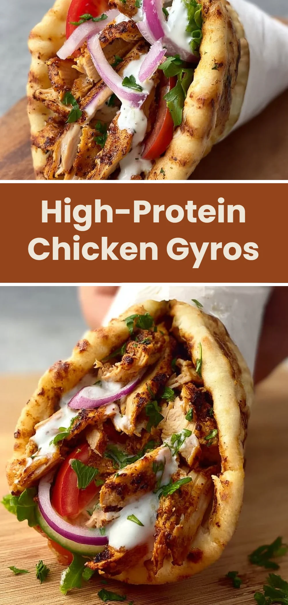 High-Protein Chicken Gyros