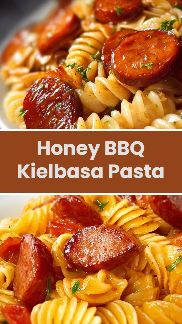 Honey BBQ Kielbasa Pasta