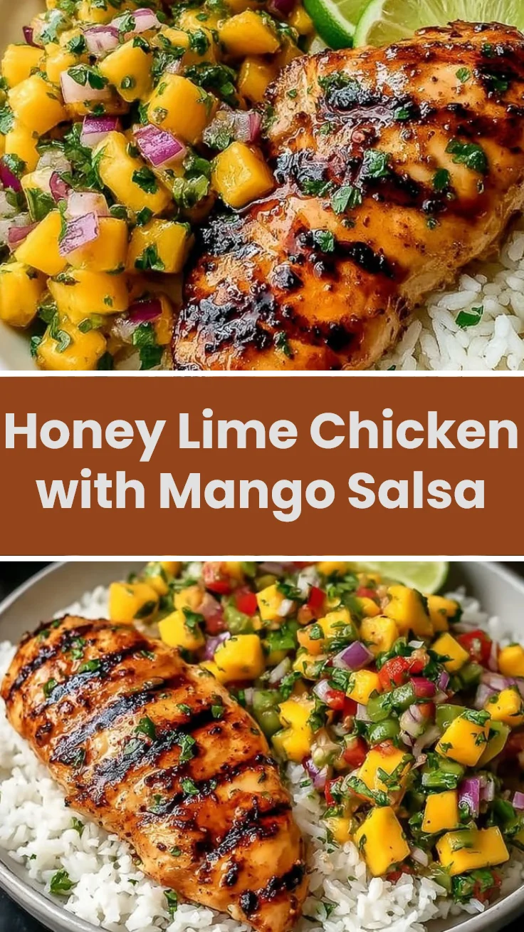 Honey Lime Chicken with Mango Salsa
