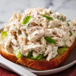 Delicious chicken salad Chick copycat recipe served in a bowl