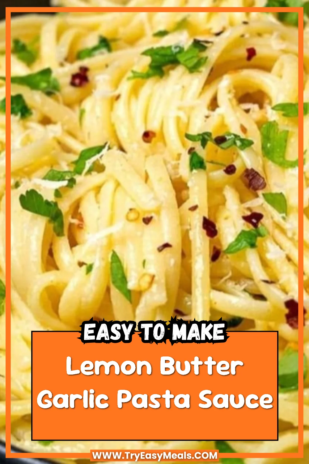 Lemon Butter Garlic Pasta Sauce
