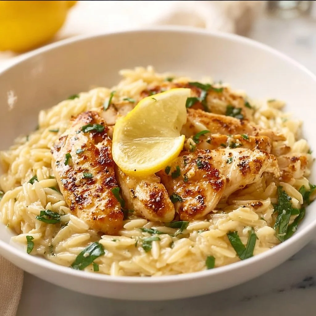 Lemon Chicken Orzo