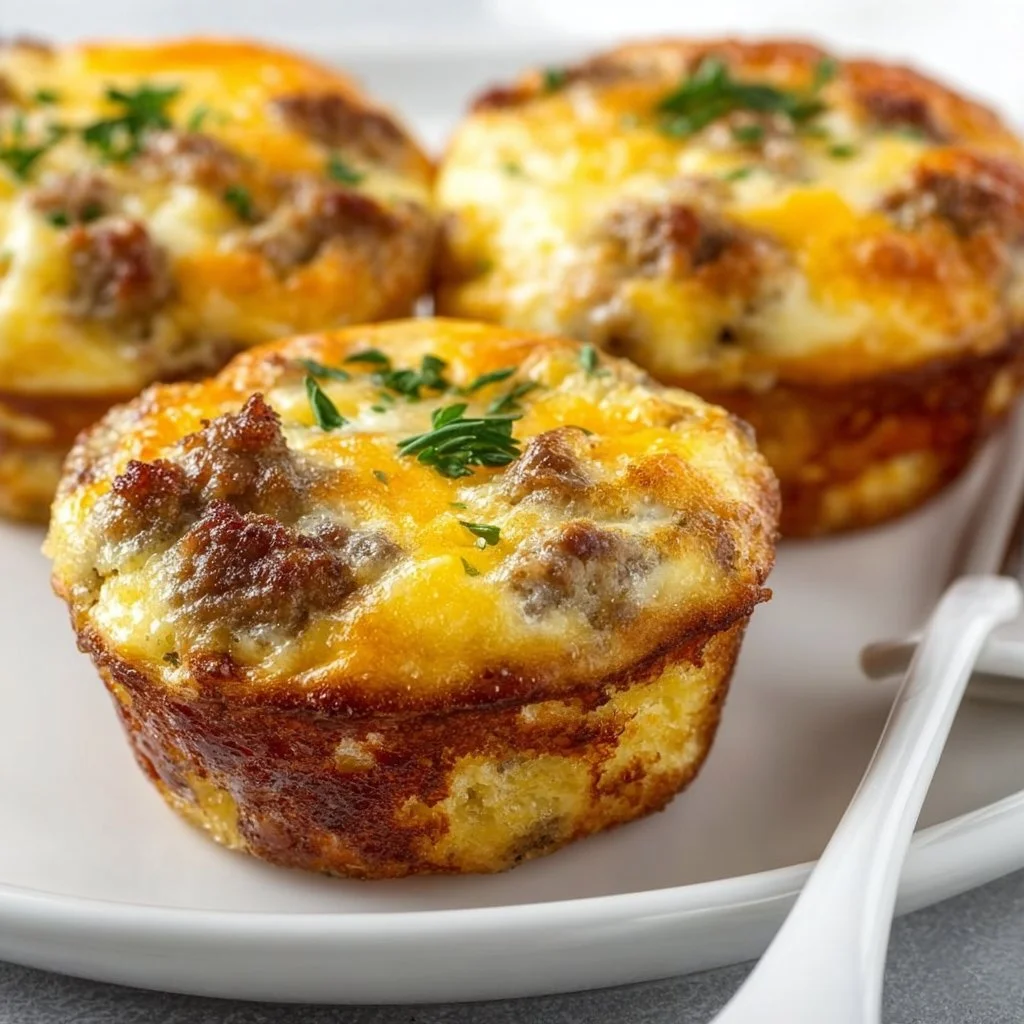 Low Carb Sausage Egg Muffins