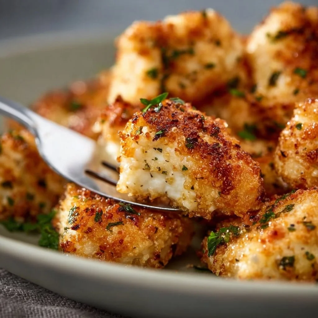 Ninja Air Fryer Garlic Parmesan Chicken Bites