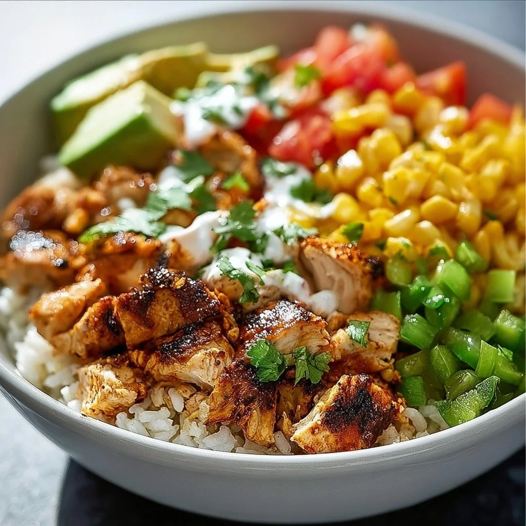 One-Pan Chicken Burrito Bowl