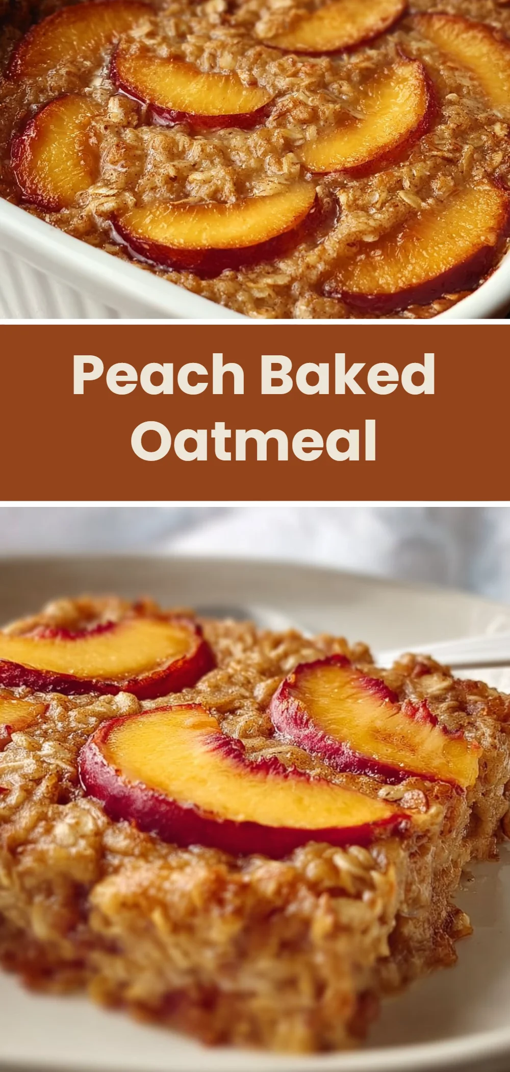 Peach Baked Oatmeal