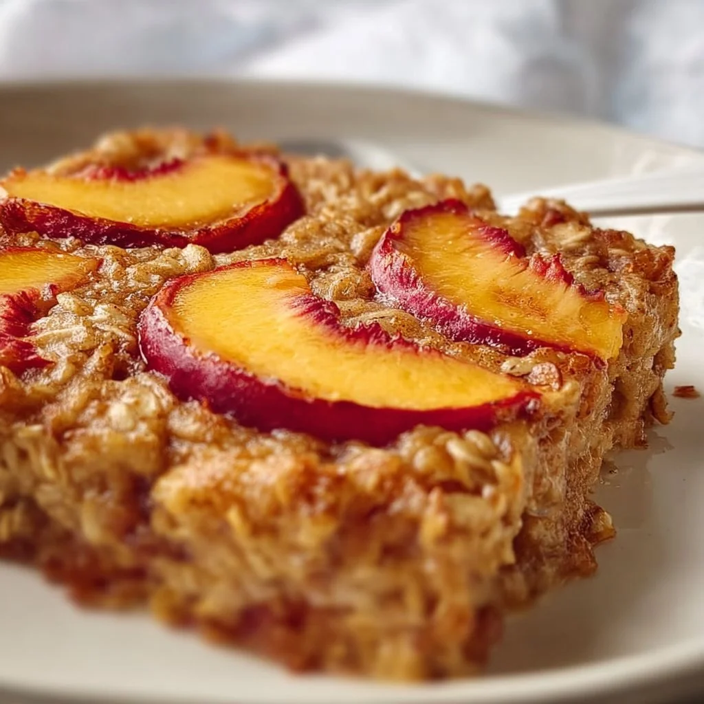 Peach Baked Oatmeal