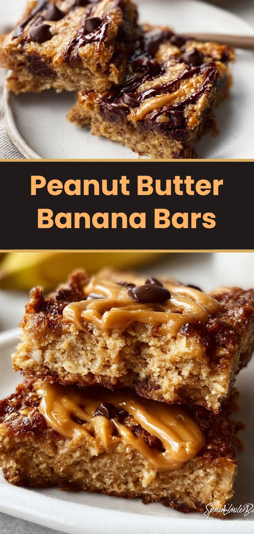 Peanut Butter Banana Bars