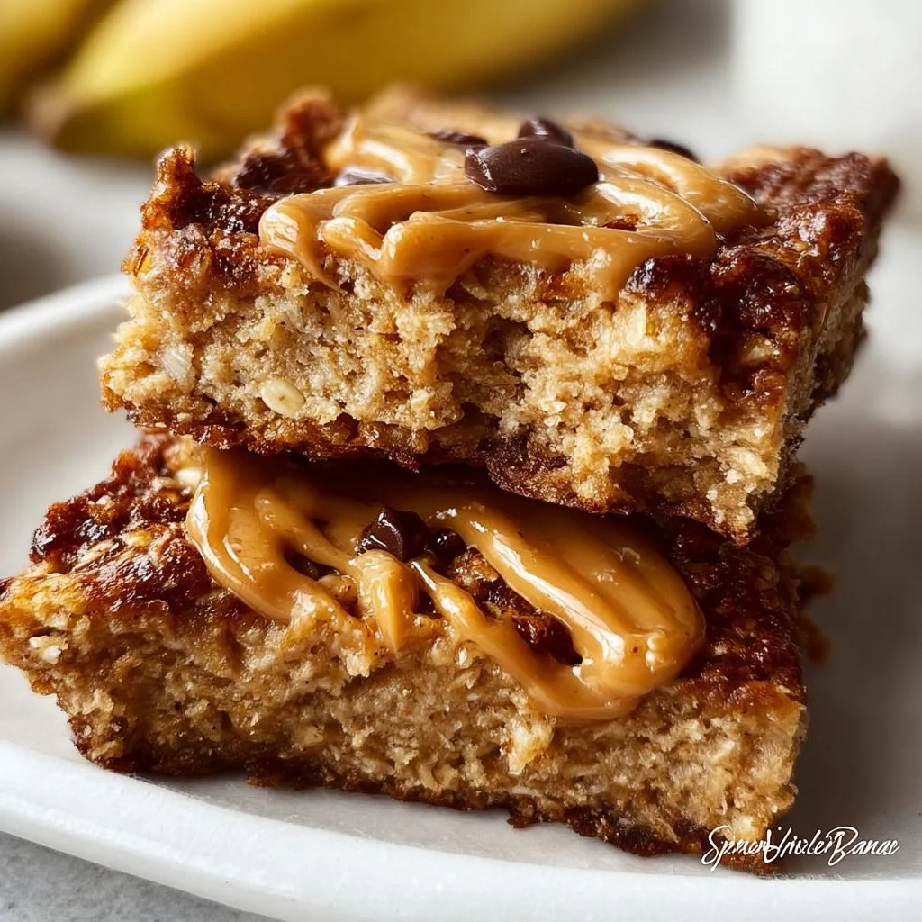 Peanut Butter Banana Bars