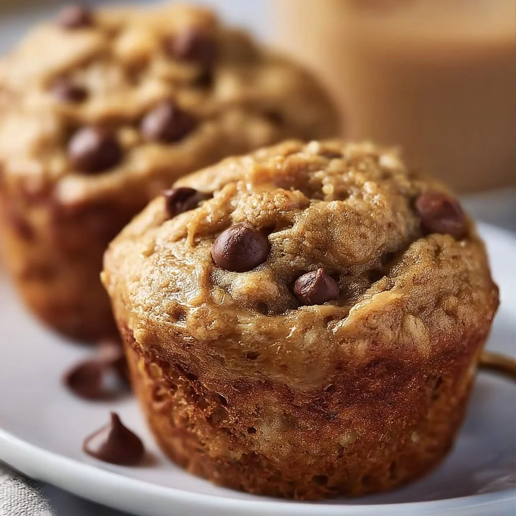 Peanut Butter Banana Muffins