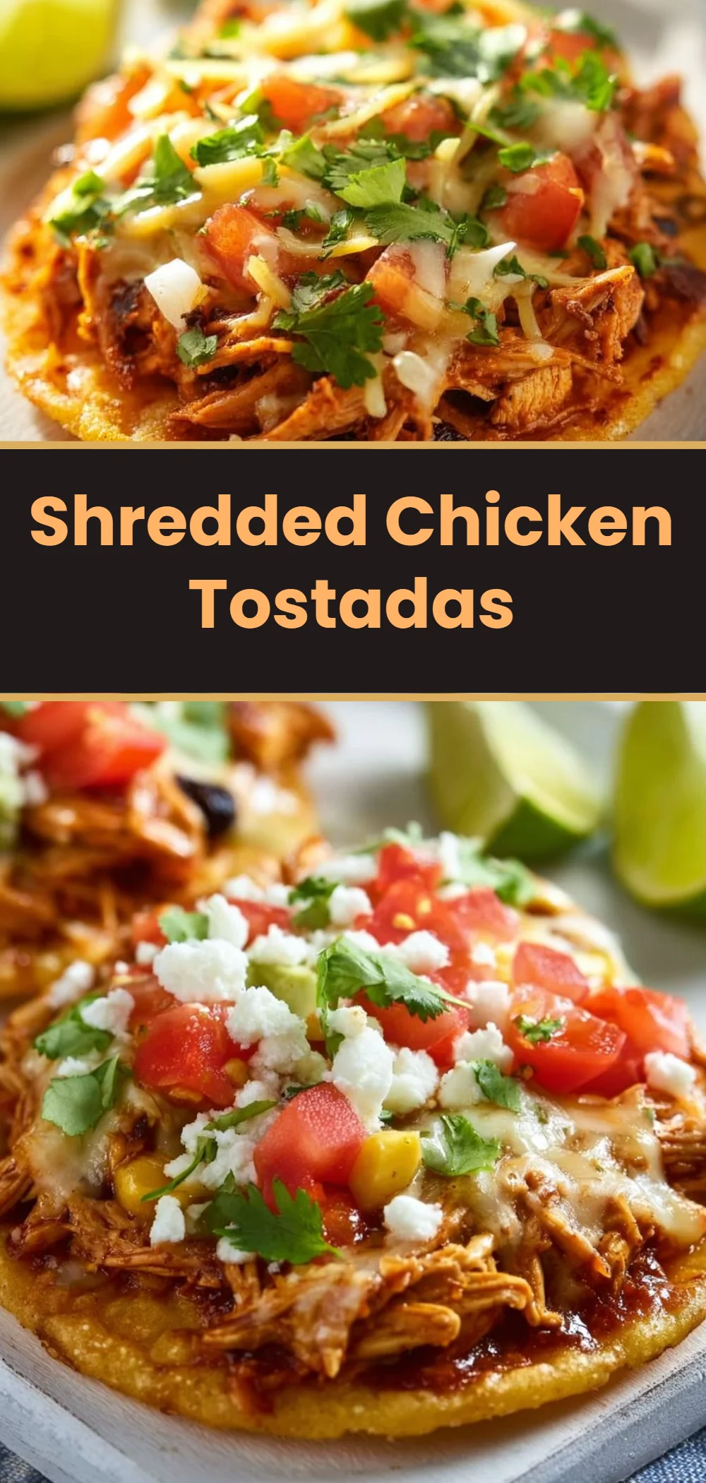 Shredded Chicken Tostadas