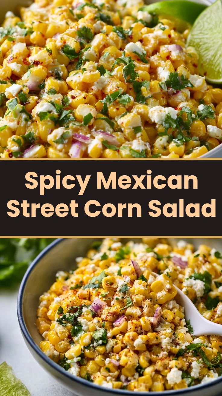 Spicy Mexican Street Corn Salad