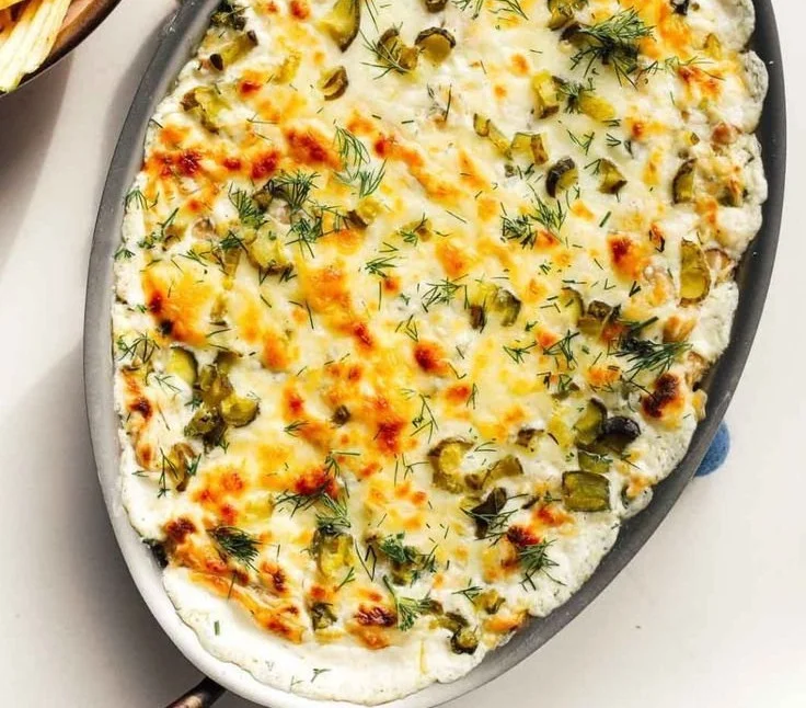 Baked Ranch Pickle Dip