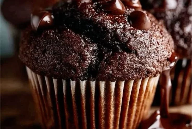 Bakery-Style Chocolate Muffins