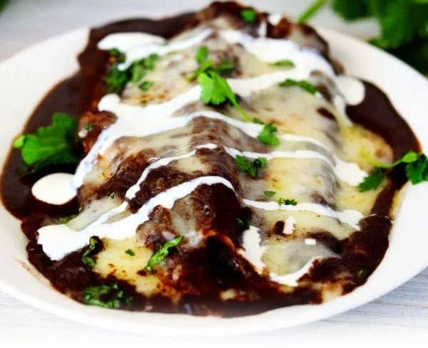 Bean Enchiladas