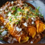 Best Tex Mex Enchiladas 3 Delicious Tex Mex enchiladas served with toppings and garnishes.