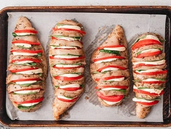 Caprese Stuffed Chicken