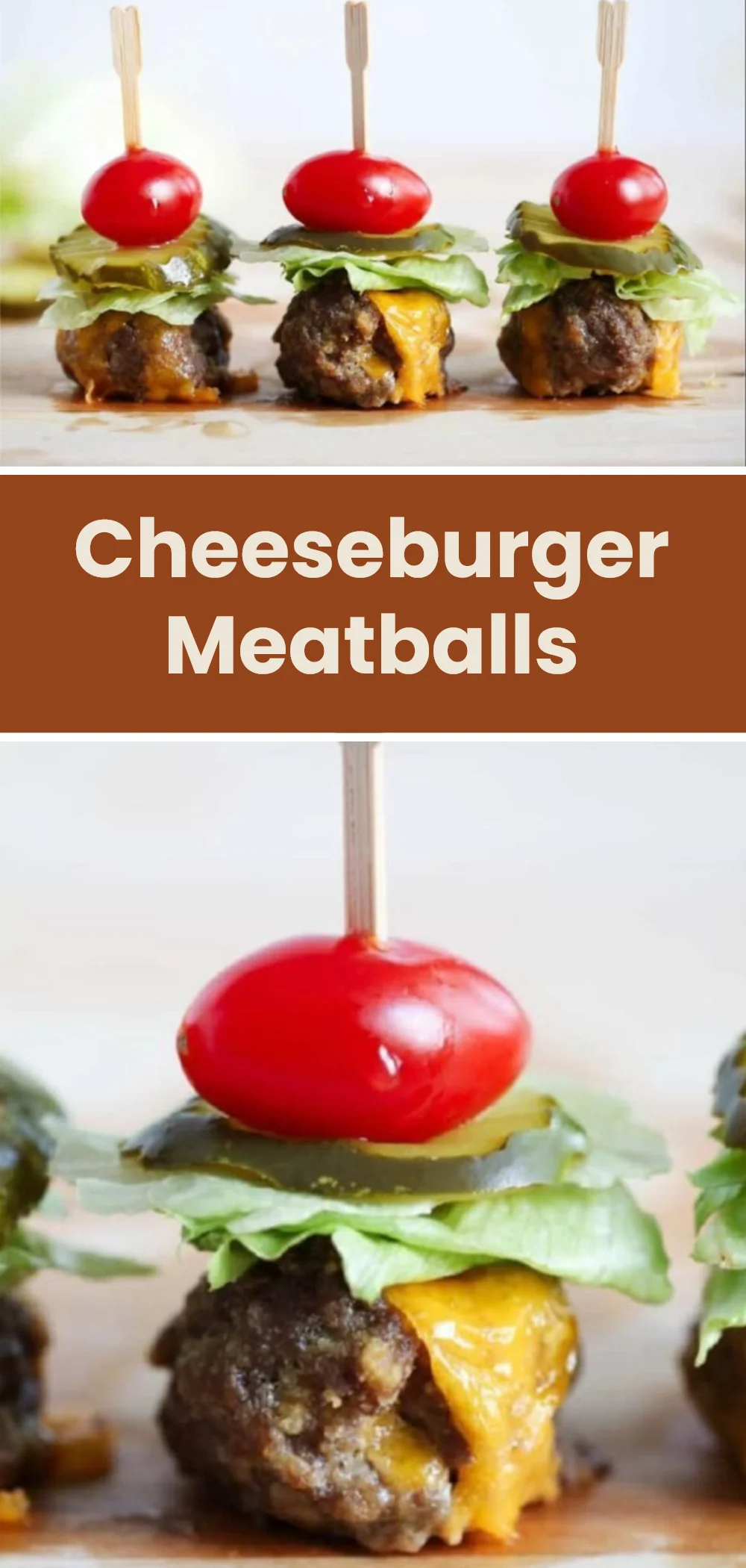 Cheeseburger Meatballs