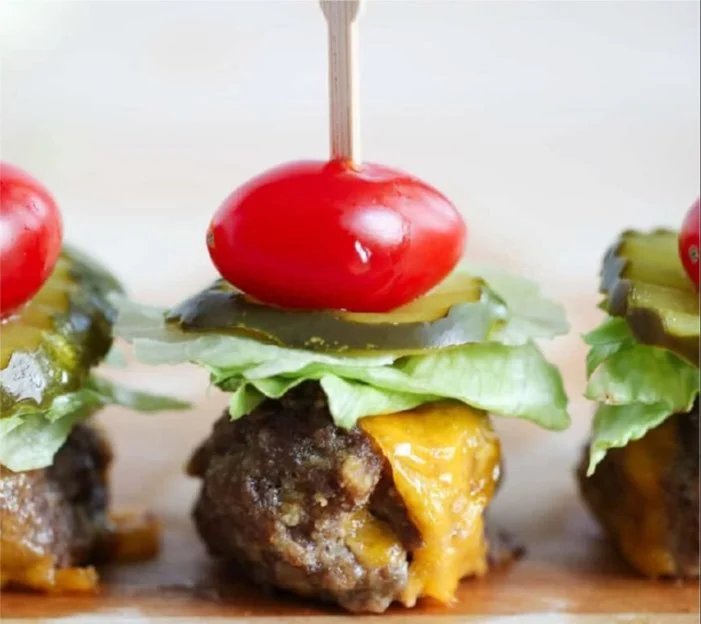 Cheeseburger Meatballs