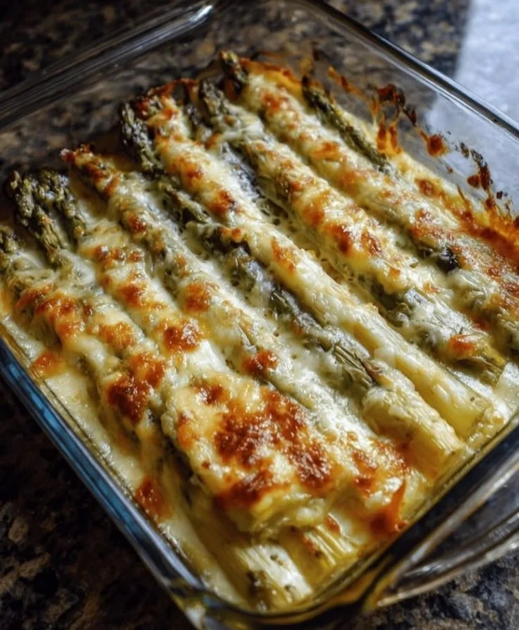 Cheesy Roasted Asparagus