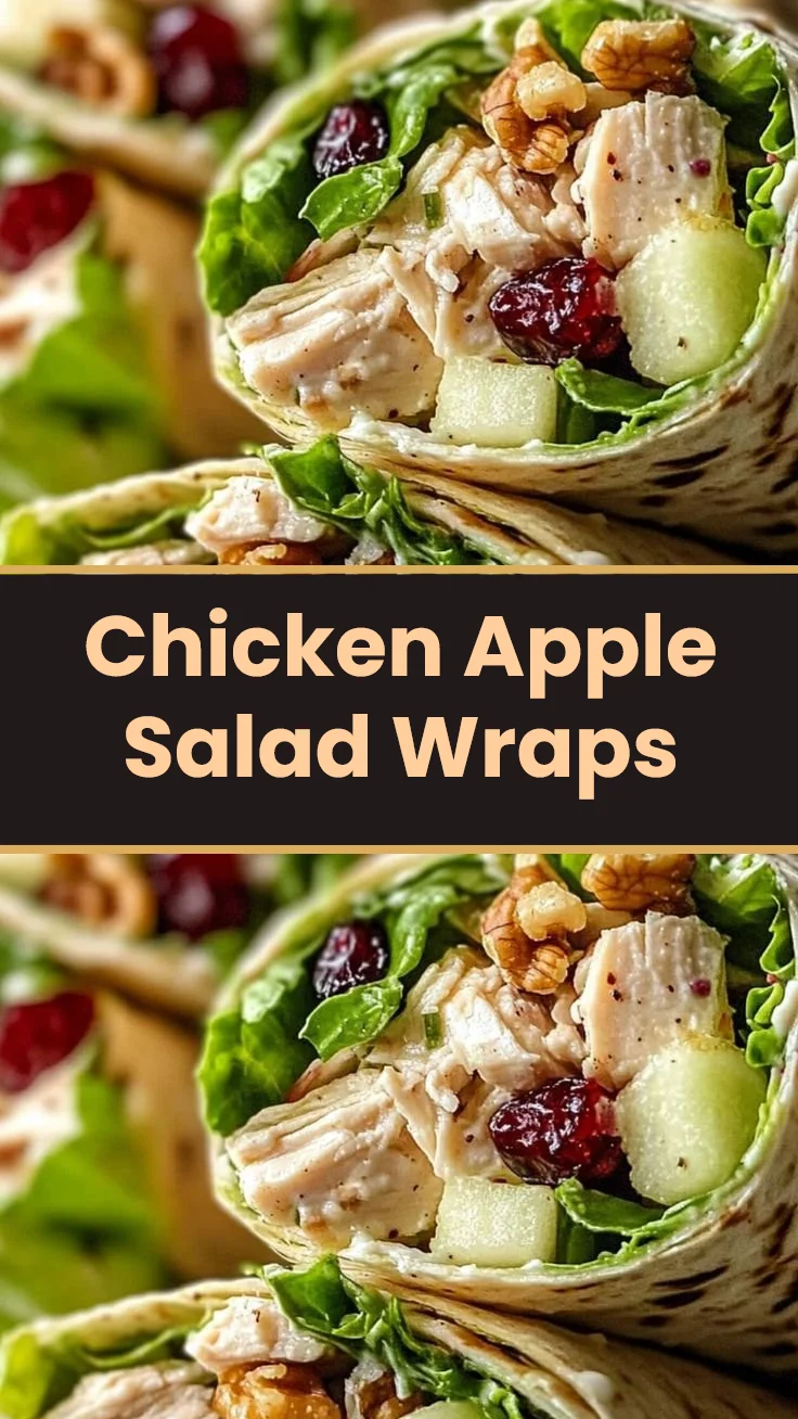Chicken Apple Salad Wraps