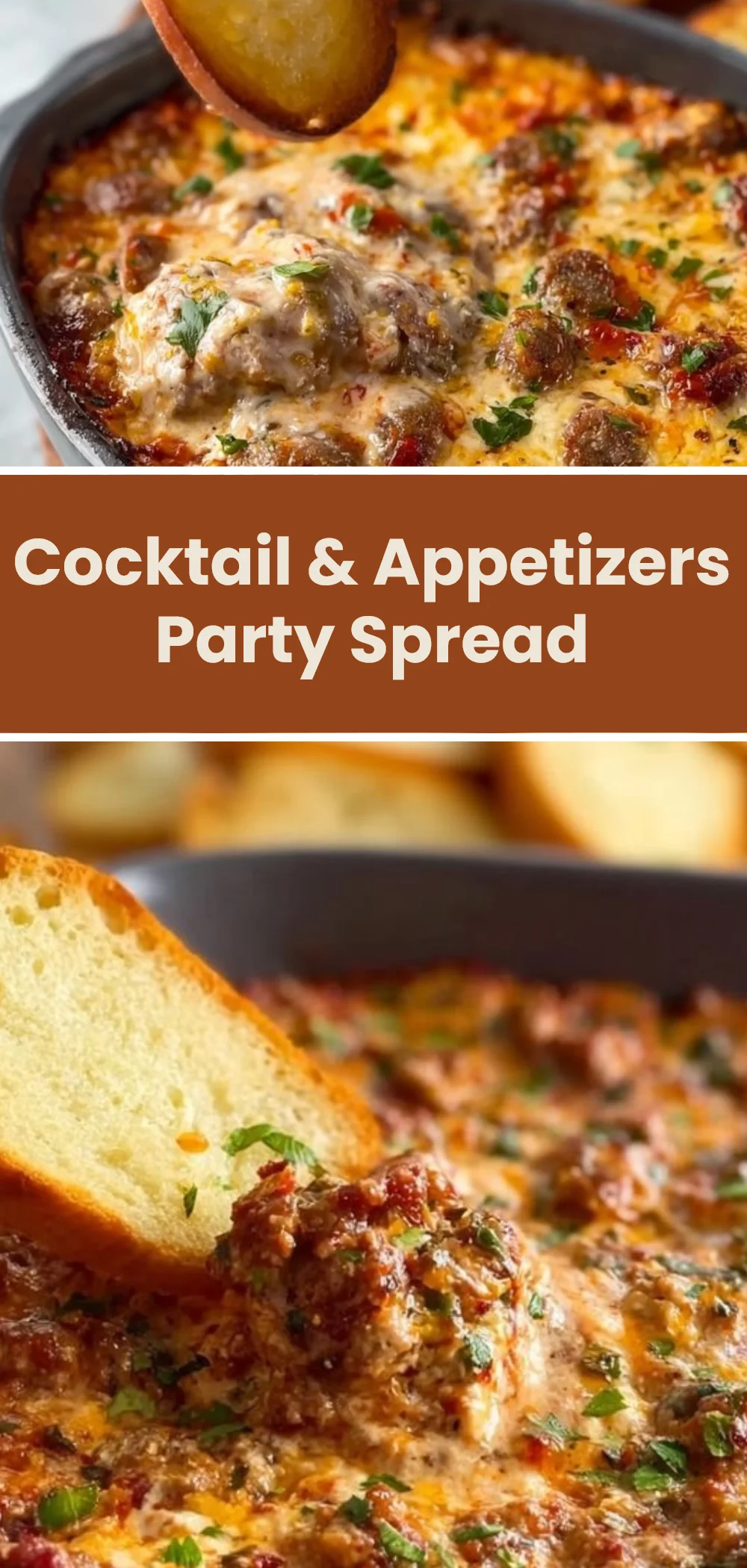 Cocktail & Appetizers Party Spread