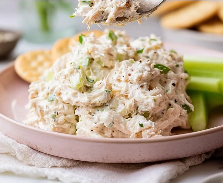 Delicious Copycat Classic Carol Chicken Salad Chick served in a bowl