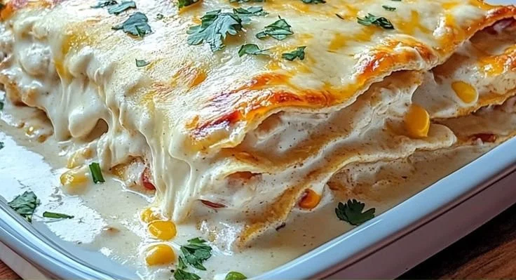 Creamy Chicken Tortilla Bake