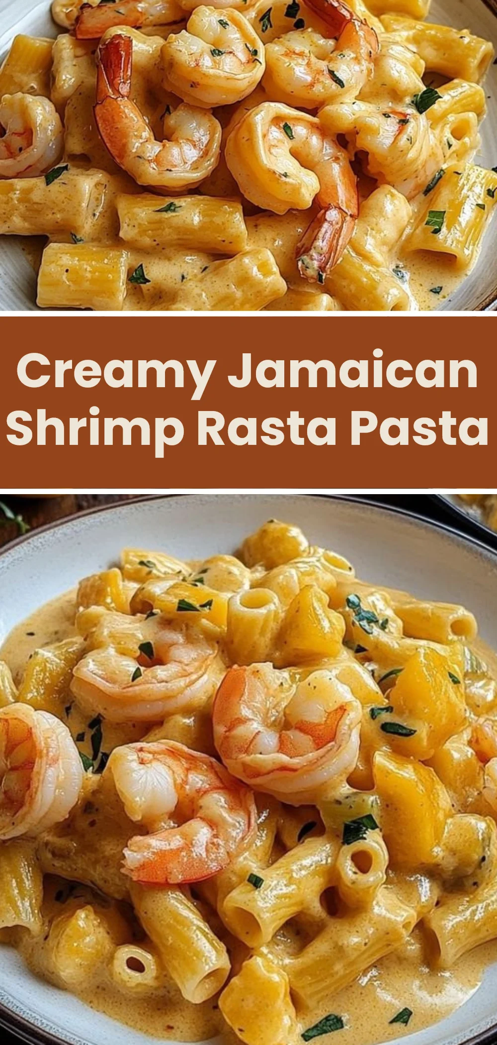 Creamy Jamaican Shrimp Rasta Pasta