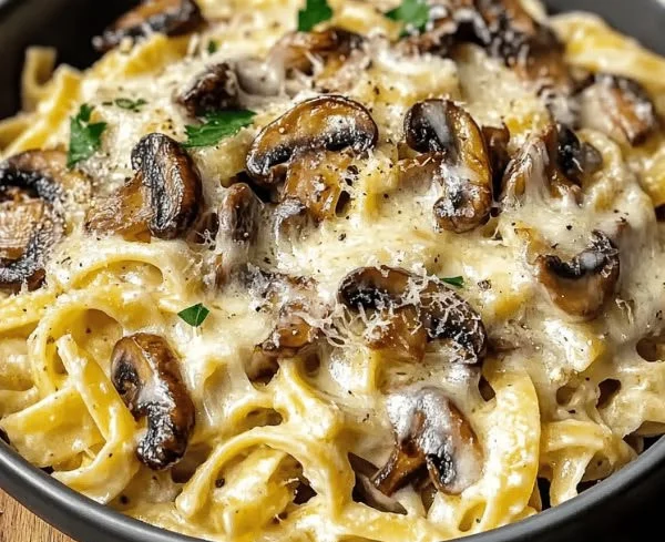 Creamy Mushroom Gruyere Pasta