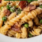 creamy pasta with peas and pancetta 2026 06 02 055259