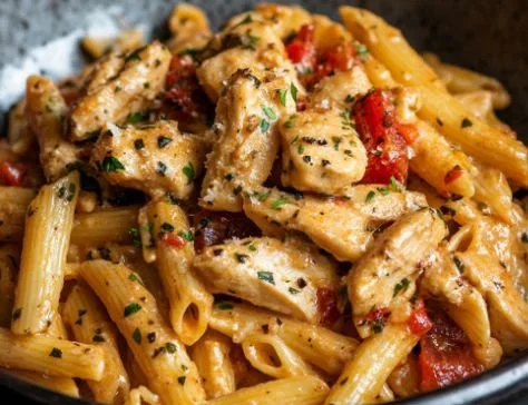 Creamy Sun-Dried Tomato Chicken Pasta