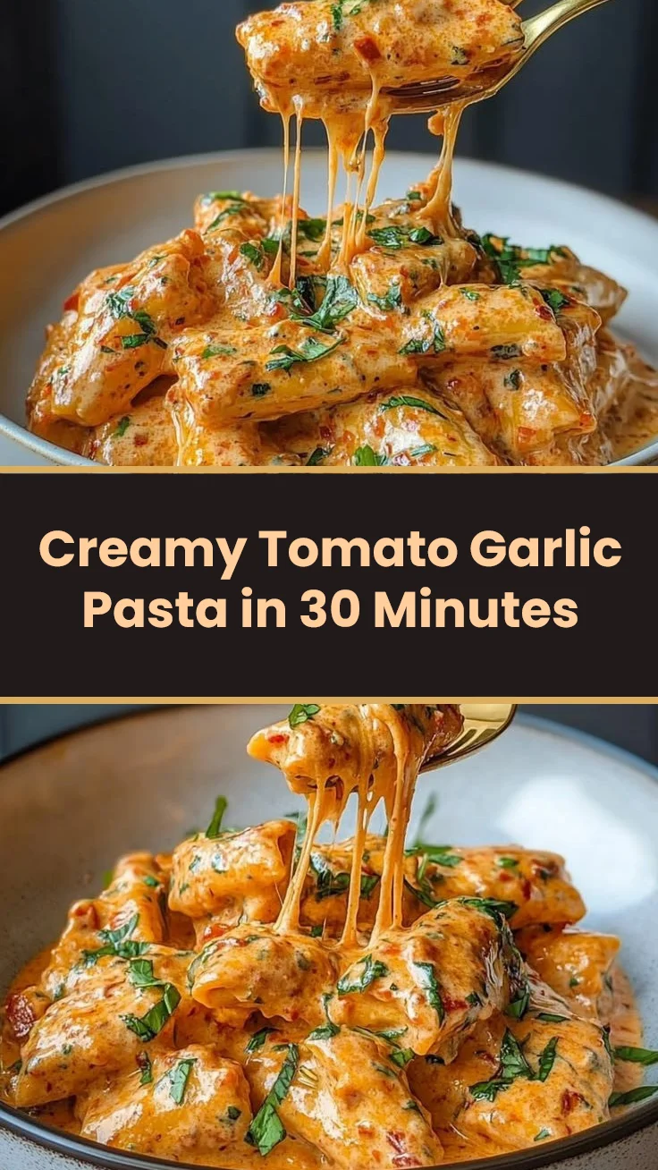 Creamy Tomato Garlic Pasta in 30 Minutes