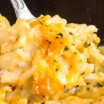 Crock Pot Hash Brown Casserole 3 Delicious Crock Pot hash brown casserole ready to serve.