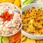Variety of easy cold dip recipes served in bowls for gatherings