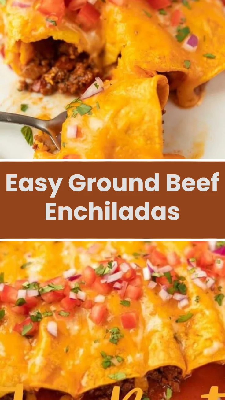 Easy Ground Beef Enchiladas