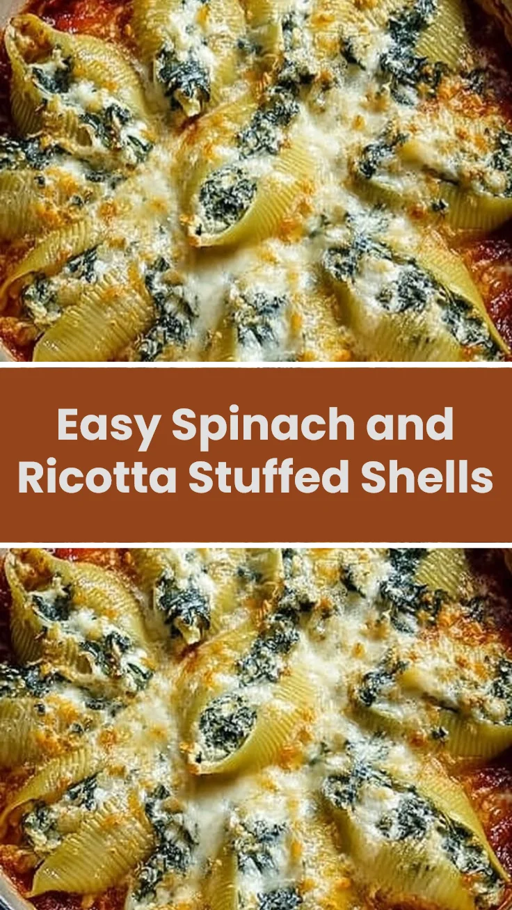 Easy Spinach and Ricotta Stuffed Shells