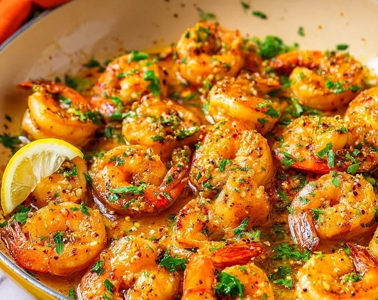 Homemade Garlic Butter Sautéed Shrimp - FlirtyFood